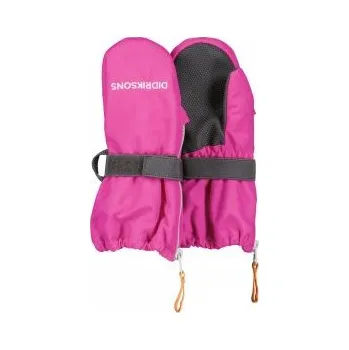 Módní doplněk Didriksons Biggles Zip Mitten 7 plastic pink 505029-322 2-4; Růžová rukavice