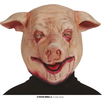 Guirca Latexová maska krvavé prase - Saw