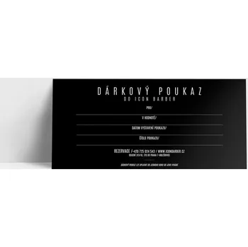 Dárkový poukaz - ICON All In Balení: E-poukaz (ihned na emailu)