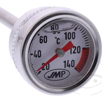 Olejový teploměr na moto Honda, Yamaha (CB 500, VT 125, XTZ 750, YZF 450, YP 250) (Závit 20x2,5, délka měrky 70 mm)