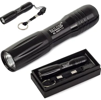 Taktická mini baterka se šňůrkou na klíče