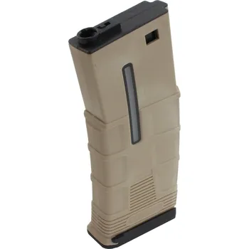 Zásobník pro M4 - TAN, plastový, tlačný, 45bb, ICS