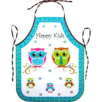 Kuchyňská zástěra Forbyt Dětská zástěrka tyrkysová sova