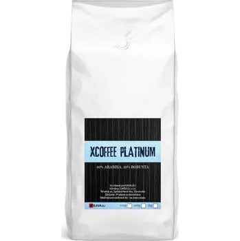 Káva Xcoffee Platinum 80/20 zrnková káva 1000g