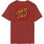 TRIKO SANTA CRUZ Classic Dot Chest - vínová - XL + při osobním odběru 721 Kč