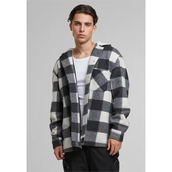 Pánská větrovka Big Check Jacket With Hood - whitesand/black M