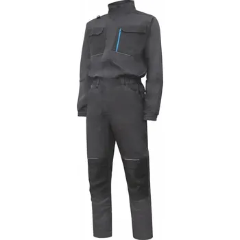 Pracovní kombinéza Högert WURNITZ elastická ochranná kombinéza tmavě šedá M (50) HT5K820-M