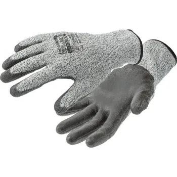 Pracovní rukavice Högert FUHSE Polyuretanem potažené ochranné rukavice šedá/černá 8 HT5K763-8