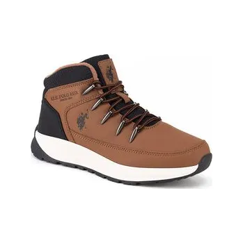 Dámská zimní obuv U.S. Polo Assn. Kotníková obuv LUKAS001K/DYT1 Hnědá 33