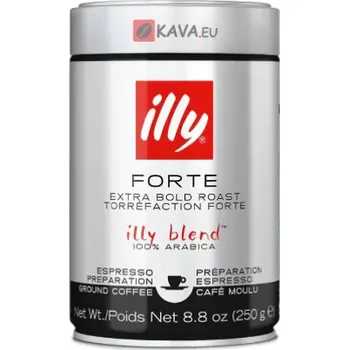 Káva Illy Espresso Forte mletá káva 250g