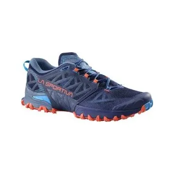 Pánská běžecká obuv La Sportiva Bushido III Deep Sea/Cherry Tomato modrá 42 EU