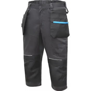 pracovní kraťasy Högert WURNITZ elastické ochranné 3/4 kalhoty tmavě šedé L (52) HT5K817-L