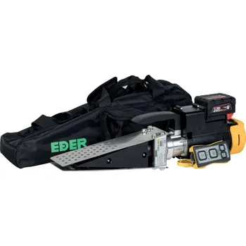 Štípací klín Dřevorubecký hydraulický klín na kácení stromů EDER Funk Titan 80 Pro s dálkovým ovládáním