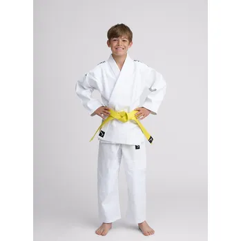 Kimono DĚTSKÉ judo kimono gi IpponGear NXT - (White)/BLUE + bílý pásek Velikost: 110 cm