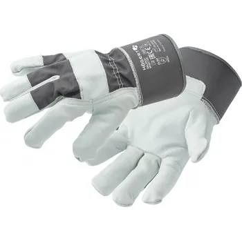 Pracovní rukavice Högert SALZACH kožené rukavice kanadská (kozí kůže) grafit 8 HT5K732-8