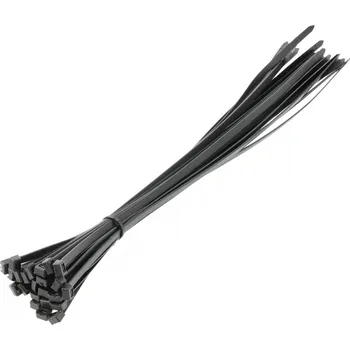 Stahovací páska Högert Nylonové stahovací pásky 7.6 x 500 mm, 25 pcs, černé HT2C715