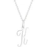 GEMMAX Řetízek s písmenem „K“ bílé zlato - malé, psací – bílé zlato 585/1000 GUSWN-42881-25841 – v dárkovém balení s Certifikátem ryzosti