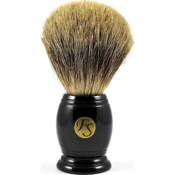Štětka na holení Pure Badger a černá rohovina - Frank Shaving