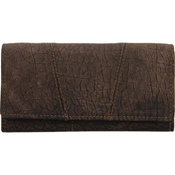 Módní doplněk Dámská peněženka LAGEN kožená PWL-388/W hnědá BRN
