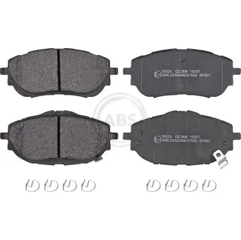 Brzdová destička Sada brzdových destiček, kotoučová brzda A.B.S. ABS35025