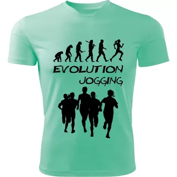 Dámské tričko JOGGING dámské tričko Evolution běh mátové XS (dámské tričko EVOLUTION sportovní JOGGING)