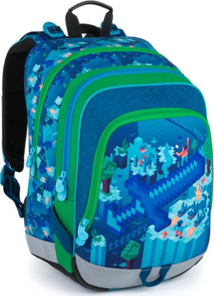 Školní batoh pro prvňáčky motiv MINECRAFT ALFA 21 B, Bagmaster