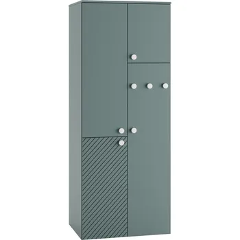 Šatní skříň BAZA Šatní skříň W4 Match - modrošedá