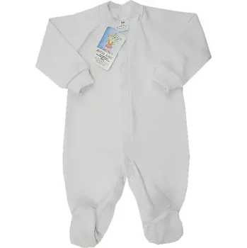 Kojenecký overall Overal na spaní bílý Autex Baby velikost 50