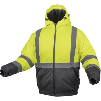 pracovní bunda Högert OKER výstražná bunda zateplená žlutá 3XL (58) HT5K244-3XL