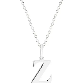 Náhrdelník GEMMAX Řetízek s písmenem „Z“ bílé zlato - tiskací – zlatý šperk ryzosti 585/1000 v Dárkovém balení s Certifikátem GUSWN-43621-25841