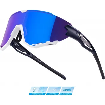 Sluneční brýle force brýle creed modro-bílé | modrá revo skla, 2022