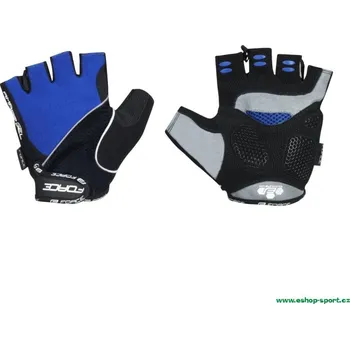 Cyklistické rukavice rukavice force amara gel | modré, varianta: l