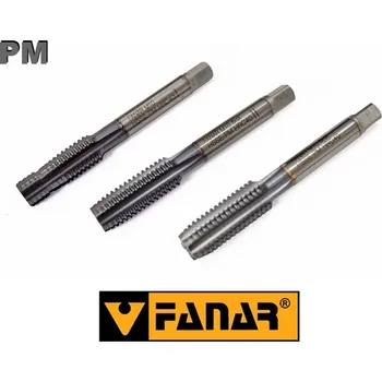 Závitořezný nástroj Závitník sadový M8 HSSE PM TiCN HRC40 s vodícím čepem , FANAR A4-235D51-0080
