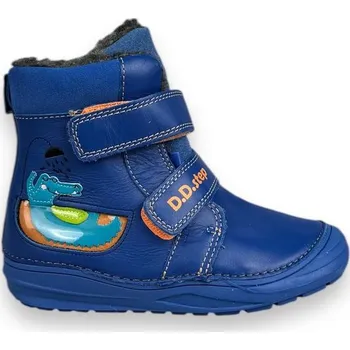 Chlapecká zimní obuv DDstep dětské zimní barefoot boty - Krokodýl - 26