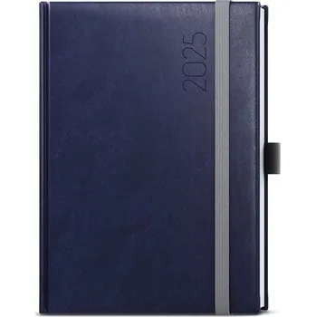 Kancelář Týdenní diář 2025 Oskar Reno A5 modrá
