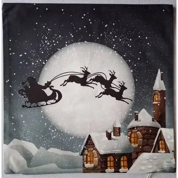 Povlak na dekorativní polštářek Povlak na polštářek vánoční 007