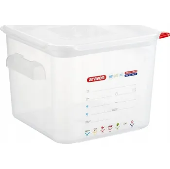 Dóza na potraviny Polypropylenová nádoba na potraviny s úchyty 235x235x190 mm 6 l ARAVEN