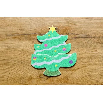 Radost v písku Vánoční přání - otevírací stromeček