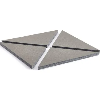 Paraván Akustický panel PATTERN, 600x600x40 mm, bal. 4 ks, světle hnědý