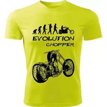 Dámské tričko CHOPPER dámské tričko Evolution limetkové L (dámské tričko EVOLUTION sportovní CHOPPER )