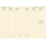 Týdenní diář 2025 A5 Flip šedo/šedý