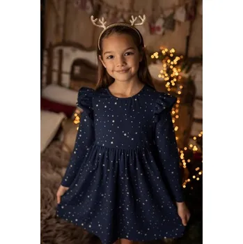 Dívčí šaty Lily Grey Lily Grey stars šaty - modré - 98