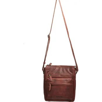 Pánská kožená taška přes rameno LA-1702 hnědá, LederArt