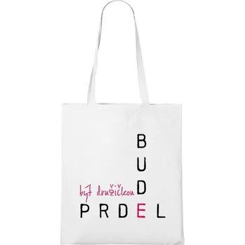 Nákupní taška DOBRÝ TRIKO Bavlněná taška s potiskem - Být družičkou Barva: Bílá