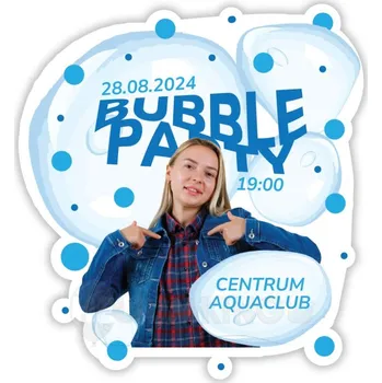 Pozvánka Personal Personalizované pozvánky 6 ks - Bubble party