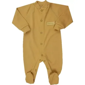 Kojenecký overall Overal na spaní jednobarevný hořčicová Autex Baby velikost 56