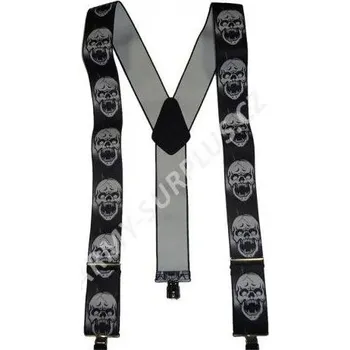 Kšandy Kšandy s potiskem - Lebky/hořící kříž