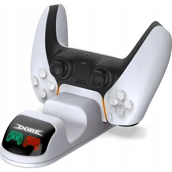 Držák na ovladač Dokovací Stanice Bezdrátová Nabíječka 2* Ovladače DualSense PS5