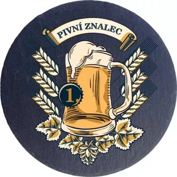 Kameninový podtácek 10cm - Pivní znalec