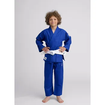 Kimono DĚTSKÉ judo kimono gi IpponGear BEGINNER 2 - Blue MODRÉ + bílý pásek Velikost: 110 cm